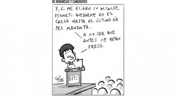 De renuncias y candidatos
