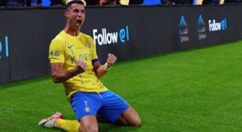 Cristiano Ronaldo se apunta un golazo de larguísima distancia. (Foto: Al Nassr)