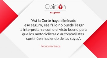 Esto debe estar acompañado por operaciones de control a los carros, motos y además vehículos. 