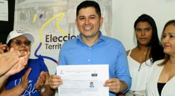 Camilo Suárez fue el ganador de las pasadas elecciones en Villa del Rosario./Foto archivo