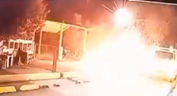 Explosión peaje El Boquerón 