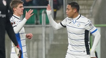 Luis Fernando Muriel, Atalanta en Europa League. 