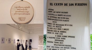 Con bordados reviven las historias de 25 poetas asesinados