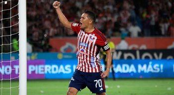 Carlos Bacca, delantero de Junior FC. 