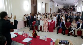William Villamizar posesionó a su gabinete para el arranque de la administración./Foto cortesía