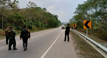 Artefacto explosivo en la vía Pamplona- Cúcuta