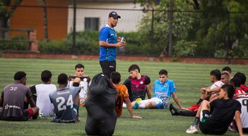 Braynner García, técnico del Cúcuta Deportivo Sub-20. 
