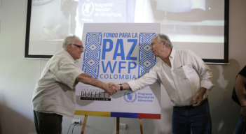 El Fondo WFP para la Paz en Colombia, creado por la Fundación Howard Buffet y el Programa Mundial de Alimentos (WFP) de la Organización de las Naciones Unidas, ONU, lanzado oficialmente en Norte de Santander.