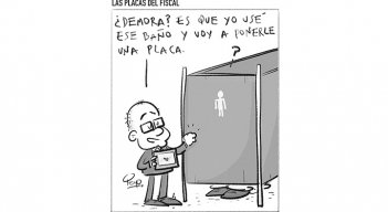 Las placas del fiscal