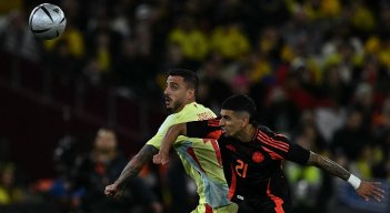 partido apretado para Colombia frente a la selección española.