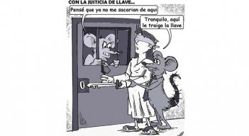 Con la justicia de llave...