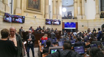 La mesa directiva del Senado convocó para ayer a las 9:00 de la mañana a la plenaria, con el fin de escuchar a distintos sectores sobre los pros y contras de la reforma./ Foto cortesía