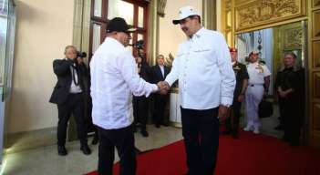 Gustavo Petro y Nicolás Maduro 