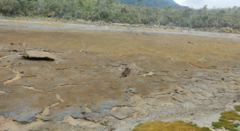 La Laguna Agua Negra en el municipio de Ragonvalia permanece seca por presencia del fenómeno de El Niño