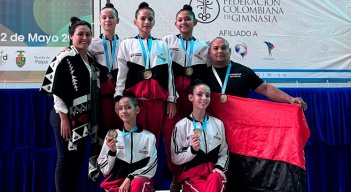 La selección Norte de gimnasia rítmica tuvo buena presentación en Nacional celebrado en Paipa. 