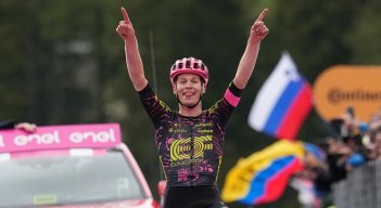 George Steinhauser de 22 años sorprendió en la etapa 17 del Giro de Italia