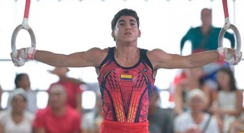 Camilo Vera, gimnasta de Norte de Santander. 