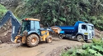 Maquinaria en la zona de   Salazar-Arboledas. / Foto: Cortesía   