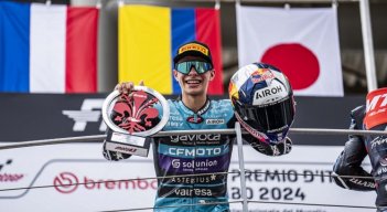 El piloto colombo-español David Alonso continúa siendo la sensación en el Mundial de motociclismo GP3.