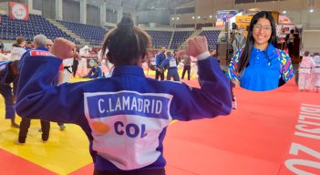 Catalina Lamadrid, judoca cucuteña. Foto cortesía