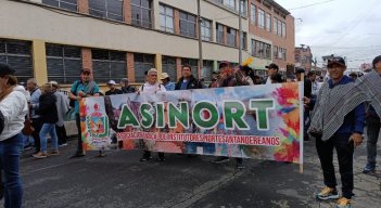 Desde el 12 de junio, los docentes anunciaron que estarían en paro indefinido. Esta fue parte de la marcha en Bogotá. / Foto: Cortesía / La Opinión 