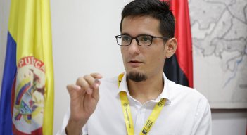 El director del DPS en Norte de Santander, Carlos Bolívar, informó que Jóvenes en Paz comenzará en los municipios PDET./ Foto Juan Pablo Cohen-La Opinión