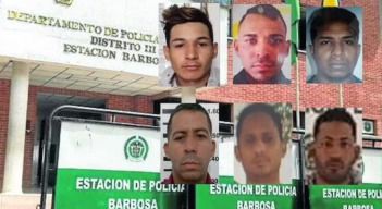Estos son los hombres que se fugaron en Santander. 