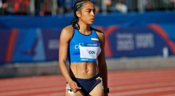 La atleta Lina Licona logró la marca mínima en la prueba de los 400 metros planos.