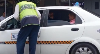 Agentes de tránsito en Villa del Rosario