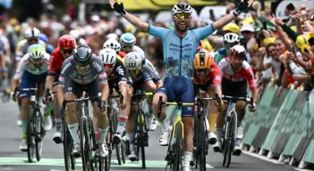 El británico Mark Cavendish se llevó la quinta etapa del Tour de Francia.