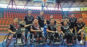 El quinteto de Norte de baloncesto de sillas obtuvo el segundo lugar.