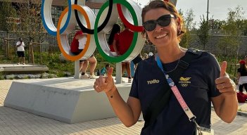 Fabiola Zuluaga acompañó a Camila Osorio en los Olímpicos de París 2024.