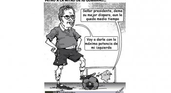 Petro a la mitad de su gobierno