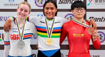 Stefany Cuadrado, ciclista colombiana. 