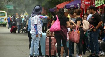 Migrantes venezolanos llegan a Villa del Rosario./Foto Carlos Ramírez/La Opinión