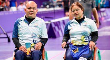 Boccia equipos mixtos - Leidy y Edilson Chica