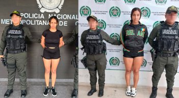 ‘La Gata’ y ‘La Negra’ fueron pilladas cobrando extorsión en Cúcuta