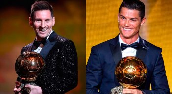 Messi y Cristiano Ronaldo 