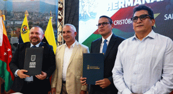 Firma de Acuerdo entre Cúcuta y San Cristobal