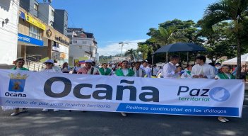 Habitantes de la zona del Catatumbo quieren vivir en paz y acabar con la pesadilla del conflicto armado.