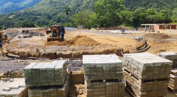 Así van las obras del escenario deportivo.