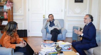 Gustavo Petro y Armando Benedetti se reunieron en la Casa de Nariño./Foto cortesía