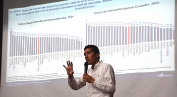 El director ejecutivo de Fedesarollo, Luis Fernando Mejía, habló de las aportunidades de la región./ Foto Cortesía