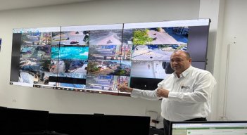 El sistema de cámaras de seguridad del Segundo Distrito de la Policía se encuentra en reparación.