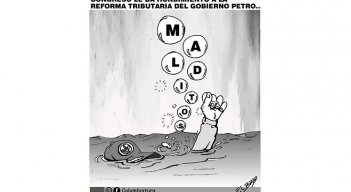 Caricatura @Colombiatura