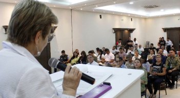 La ministra Gloria Ramírez resaltó las políticas laborales para la integración de migrantes. / Foto: Carlos Ramírez.