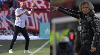 David González y Alberto Gamero, entrenadores colombianos. 