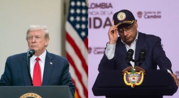 Donald Trump y Gustavo Petro