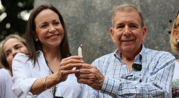 María Corina Machado y Edmundo González