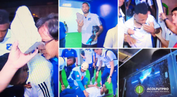 Ataque a bus de Millonarios